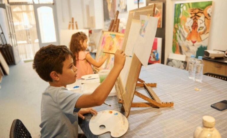 Pintando en lienzo